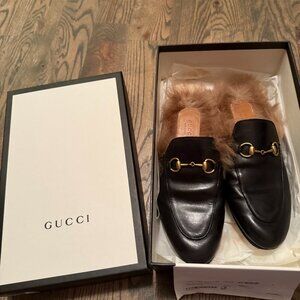 Gucci Jordaan Loafers with Fur